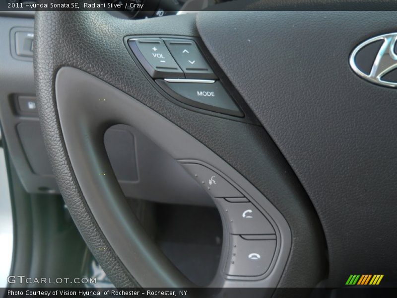 Radiant Silver / Gray 2011 Hyundai Sonata SE
