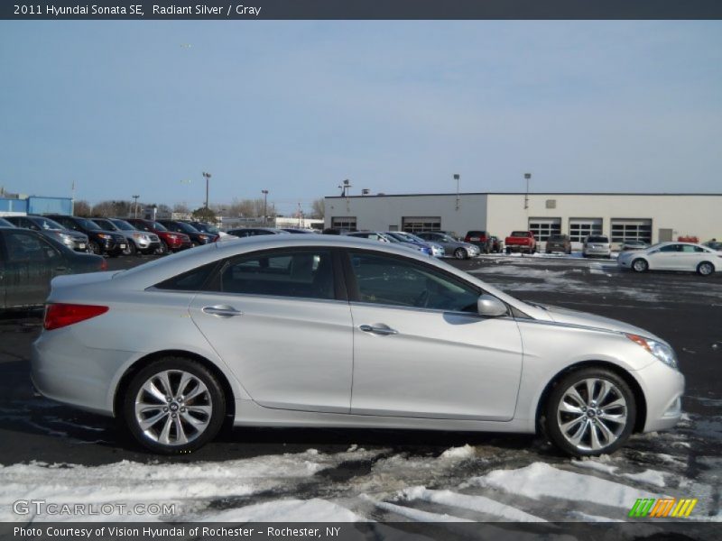 Radiant Silver / Gray 2011 Hyundai Sonata SE