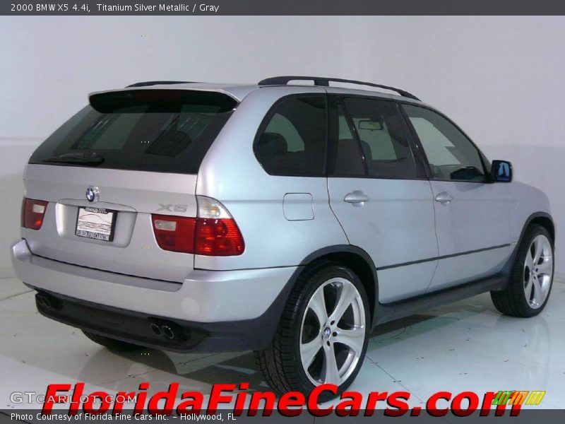 Titanium Silver Metallic / Gray 2000 BMW X5 4.4i