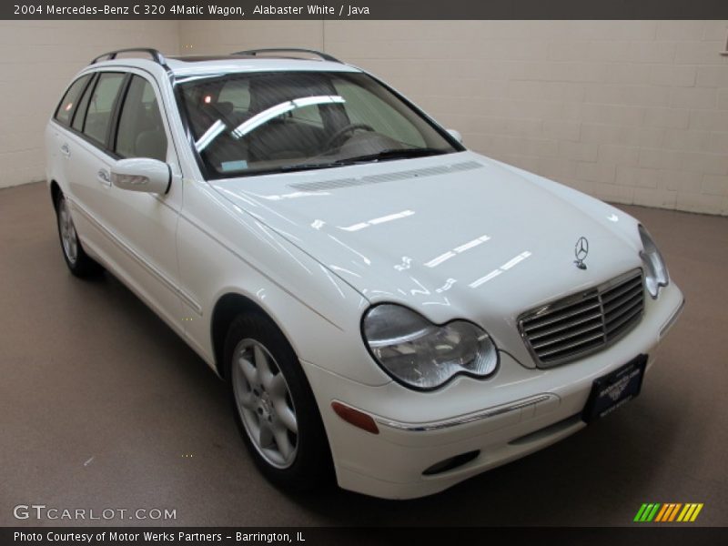 Alabaster White / Java 2004 Mercedes-Benz C 320 4Matic Wagon