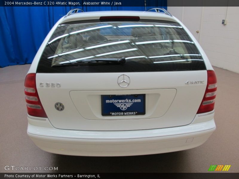Alabaster White / Java 2004 Mercedes-Benz C 320 4Matic Wagon