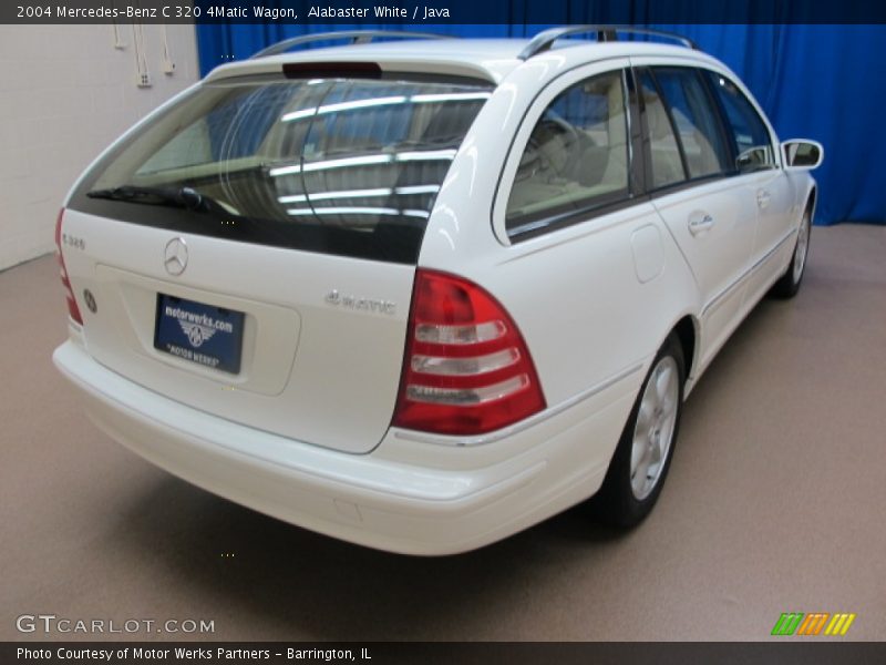 Alabaster White / Java 2004 Mercedes-Benz C 320 4Matic Wagon