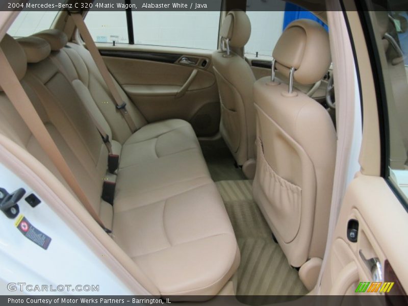 Rear Seat of 2004 C 320 4Matic Wagon