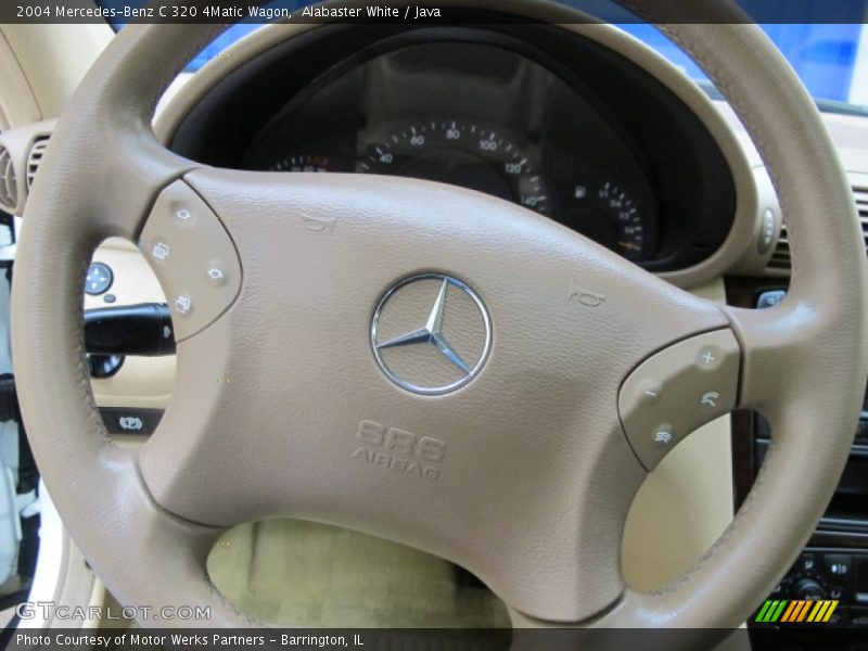 Alabaster White / Java 2004 Mercedes-Benz C 320 4Matic Wagon