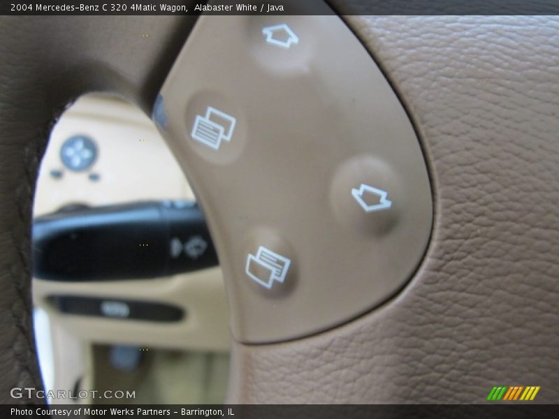 Alabaster White / Java 2004 Mercedes-Benz C 320 4Matic Wagon