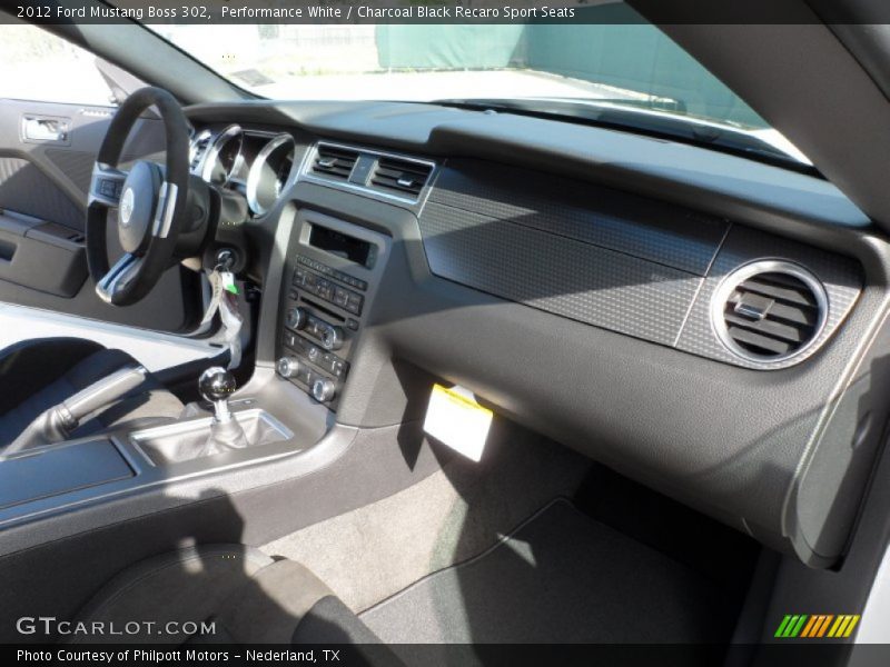 Dashboard of 2012 Mustang Boss 302
