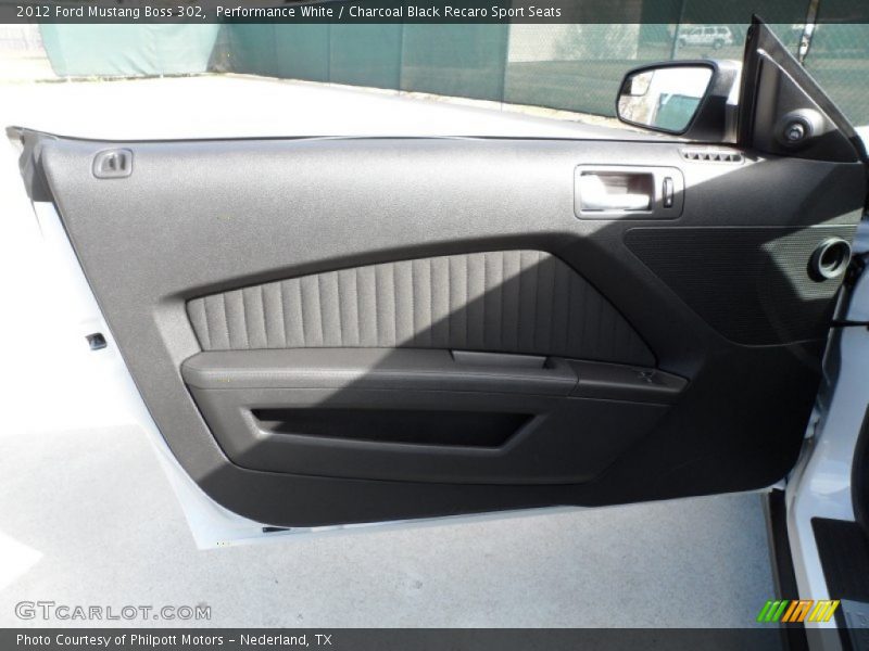 Door Panel of 2012 Mustang Boss 302