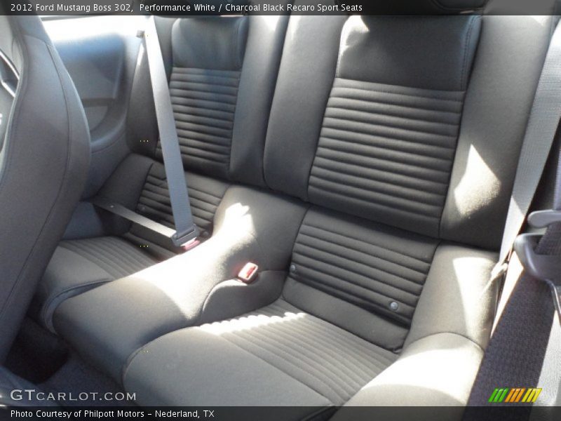 Rear seats - 2012 Ford Mustang Boss 302