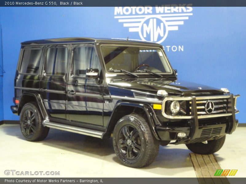Black / Black 2010 Mercedes-Benz G 550