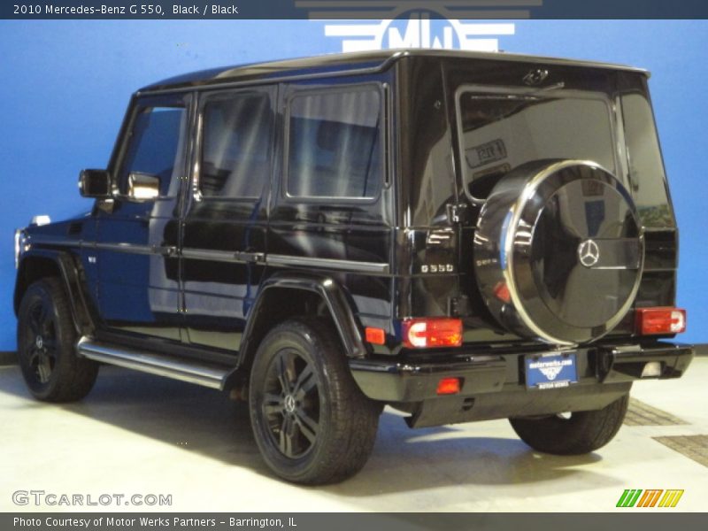 Black / Black 2010 Mercedes-Benz G 550