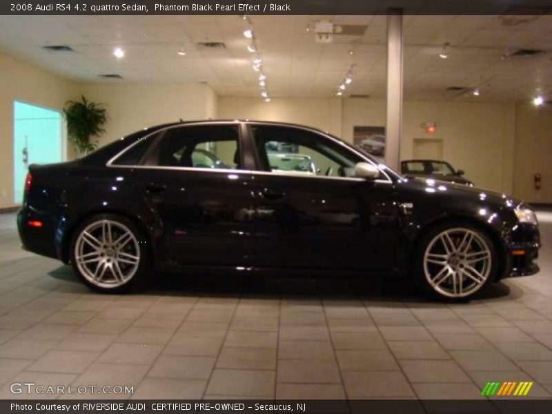Phantom Black Pearl Effect / Black 2008 Audi RS4 4.2 quattro Sedan