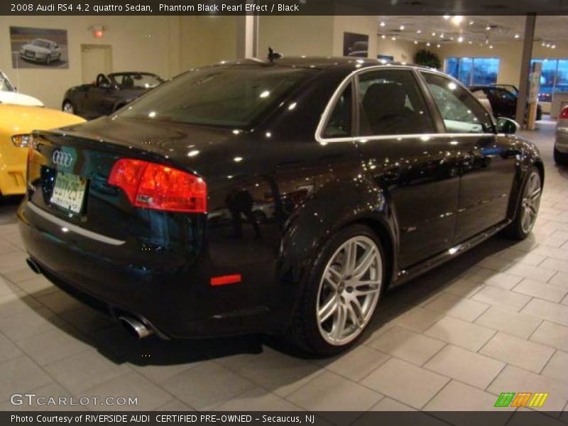 Phantom Black Pearl Effect / Black 2008 Audi RS4 4.2 quattro Sedan