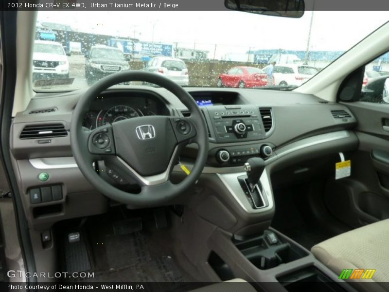 Dashboard of 2012 CR-V EX 4WD