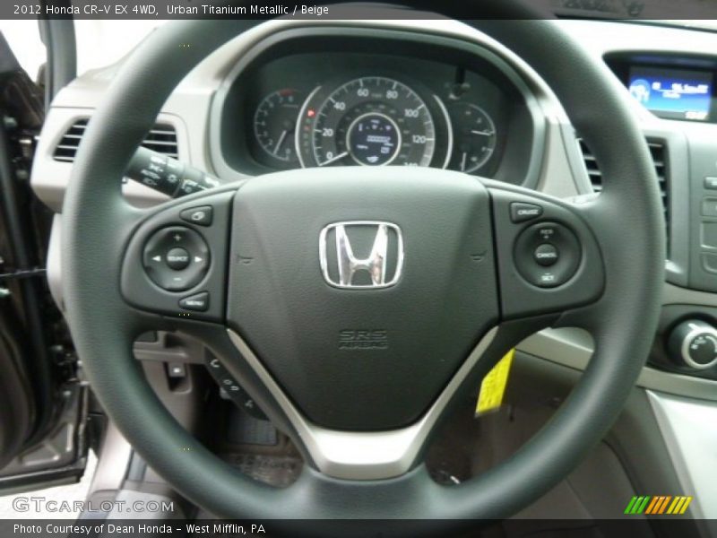  2012 CR-V EX 4WD Steering Wheel
