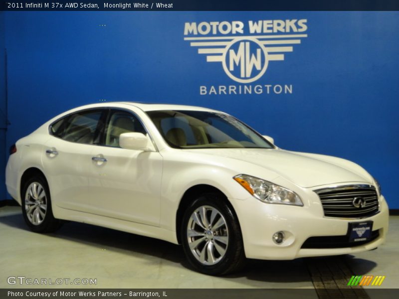 Moonlight White / Wheat 2011 Infiniti M 37x AWD Sedan