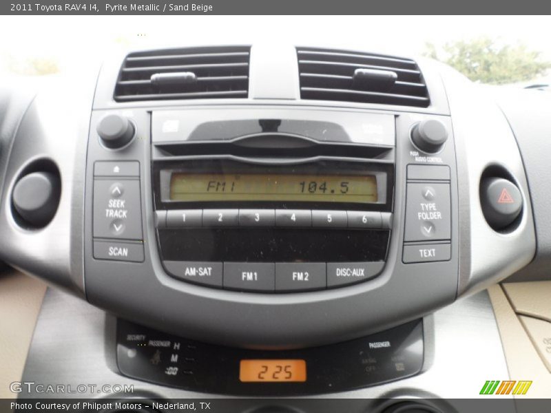 Audio System of 2011 RAV4 I4