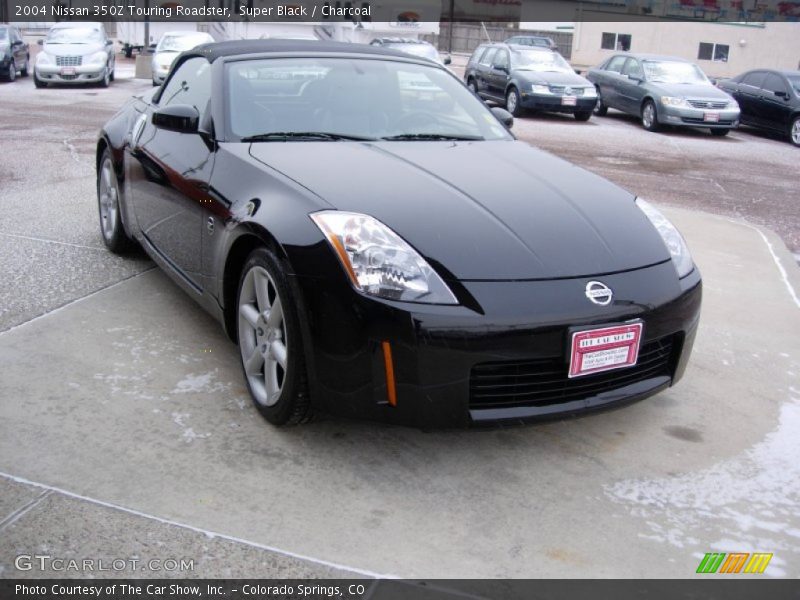 Super Black / Charcoal 2004 Nissan 350Z Touring Roadster