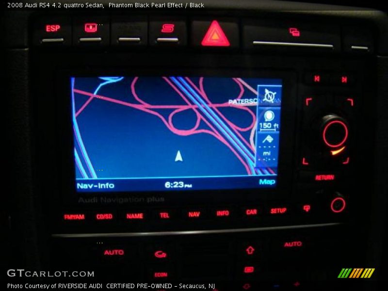 Phantom Black Pearl Effect / Black 2008 Audi RS4 4.2 quattro Sedan