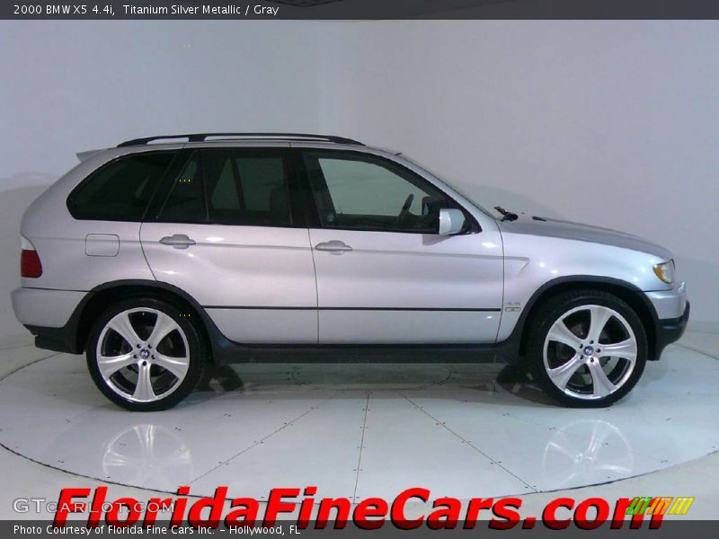 Titanium Silver Metallic / Gray 2000 BMW X5 4.4i