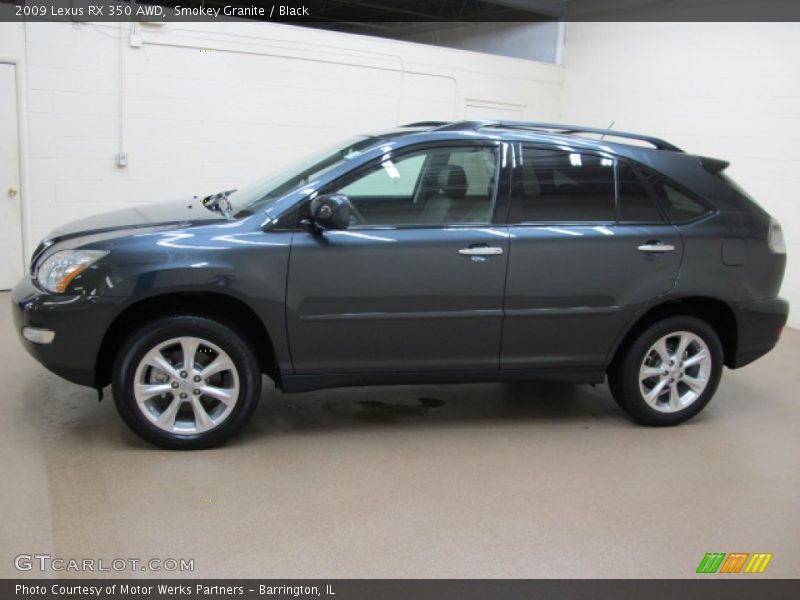 Smokey Granite / Black 2009 Lexus RX 350 AWD