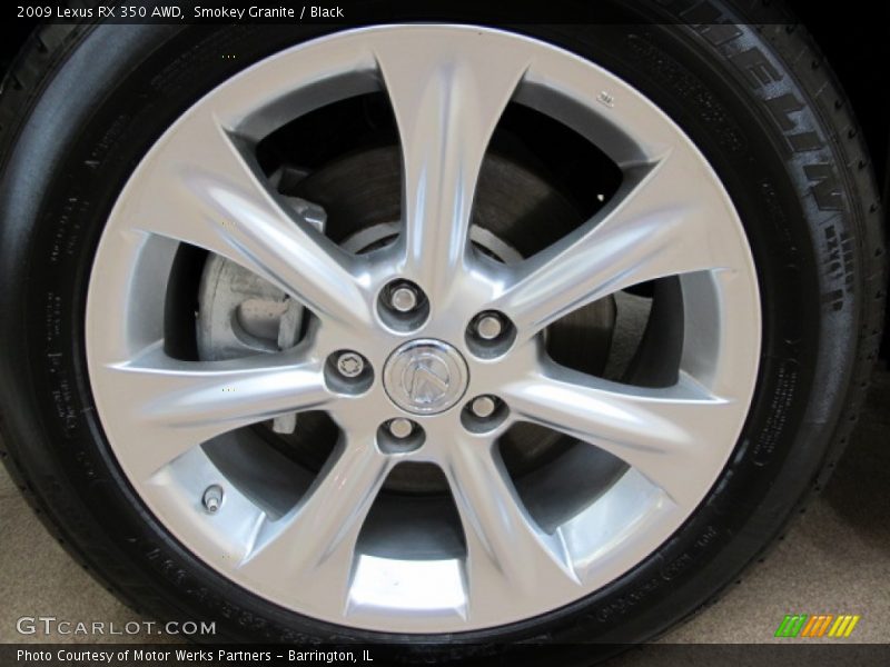 Smokey Granite / Black 2009 Lexus RX 350 AWD
