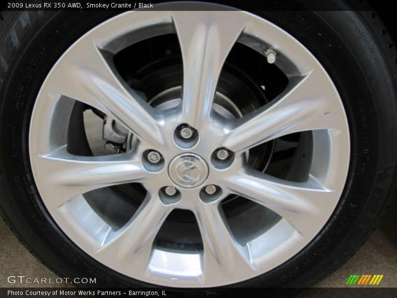 Smokey Granite / Black 2009 Lexus RX 350 AWD