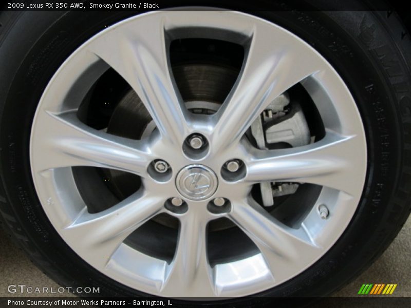 Smokey Granite / Black 2009 Lexus RX 350 AWD