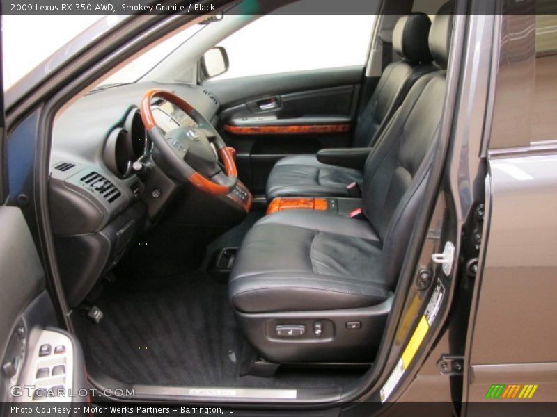 Smokey Granite / Black 2009 Lexus RX 350 AWD