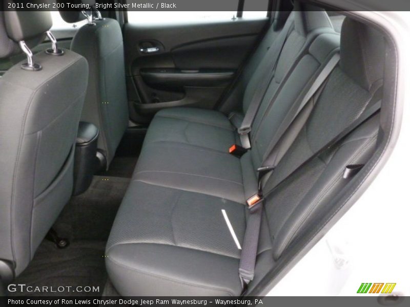 Bright Silver Metallic / Black 2011 Chrysler 200 Touring