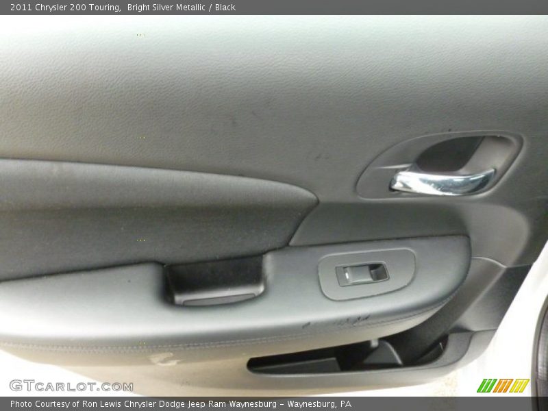 Bright Silver Metallic / Black 2011 Chrysler 200 Touring