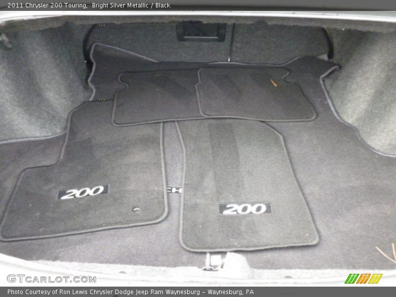 Bright Silver Metallic / Black 2011 Chrysler 200 Touring