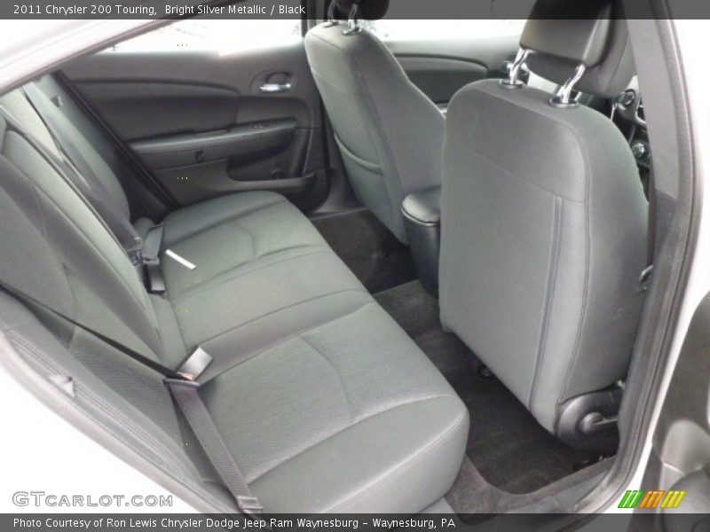 Bright Silver Metallic / Black 2011 Chrysler 200 Touring