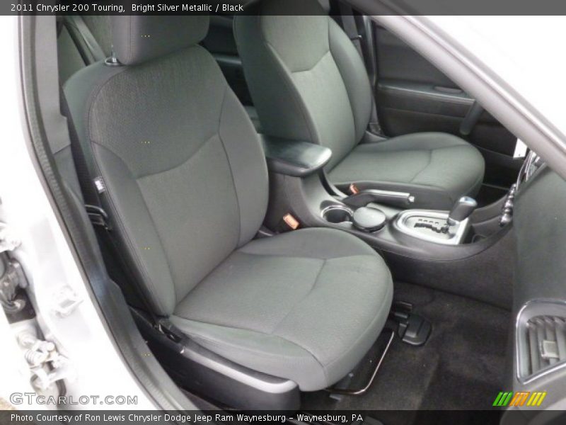 Bright Silver Metallic / Black 2011 Chrysler 200 Touring