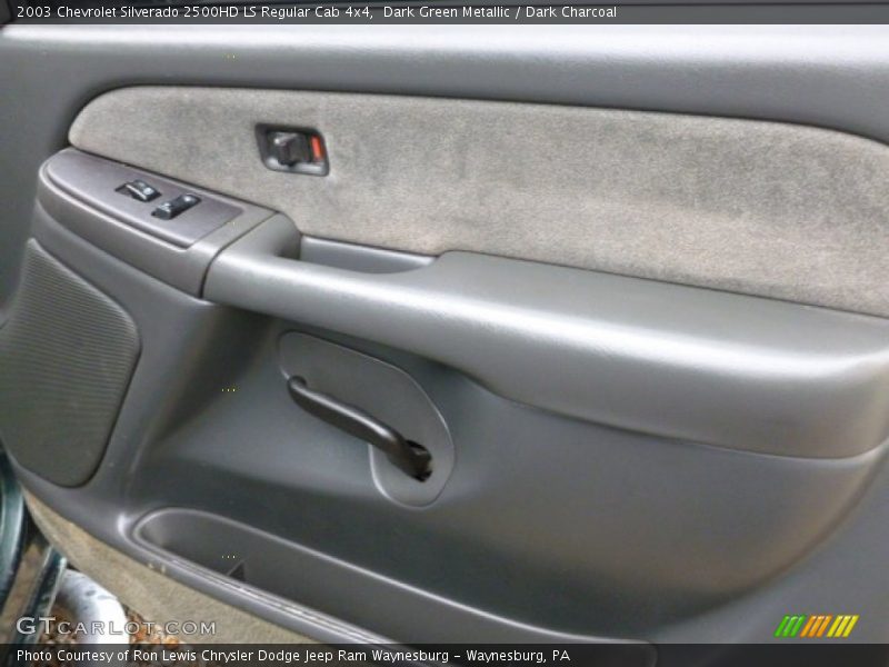 Dark Green Metallic / Dark Charcoal 2003 Chevrolet Silverado 2500HD LS Regular Cab 4x4
