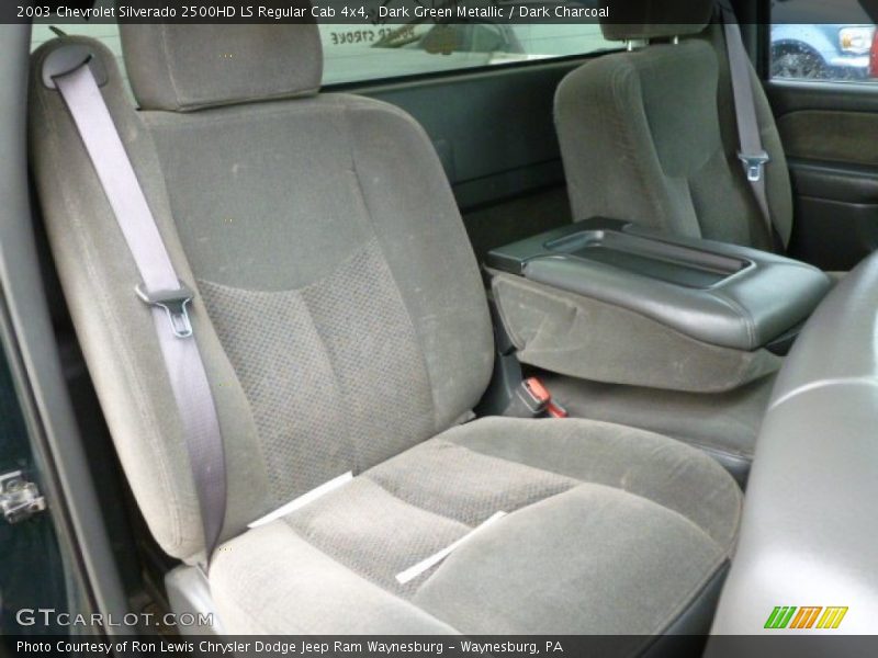 Dark Green Metallic / Dark Charcoal 2003 Chevrolet Silverado 2500HD LS Regular Cab 4x4