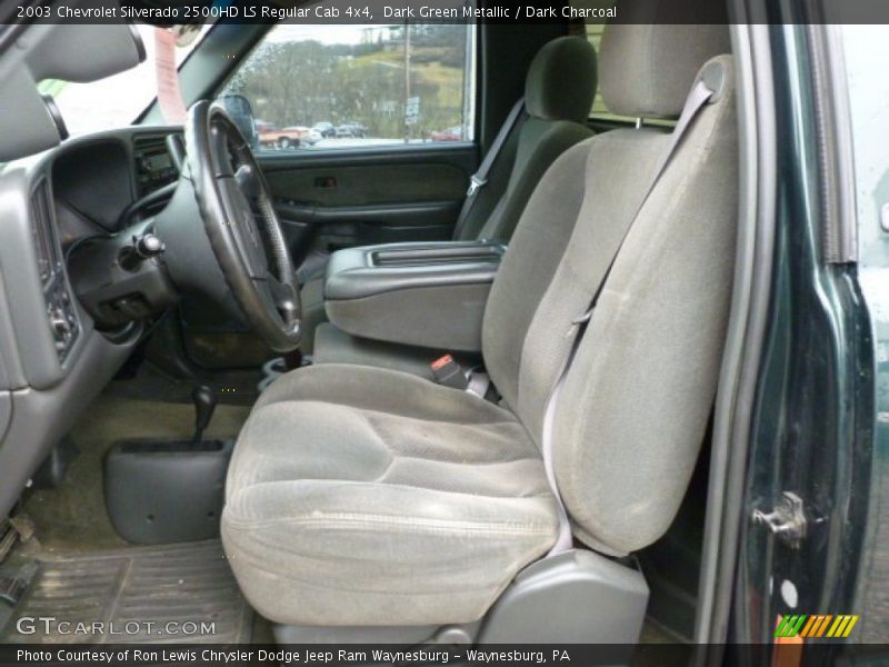 Dark Green Metallic / Dark Charcoal 2003 Chevrolet Silverado 2500HD LS Regular Cab 4x4