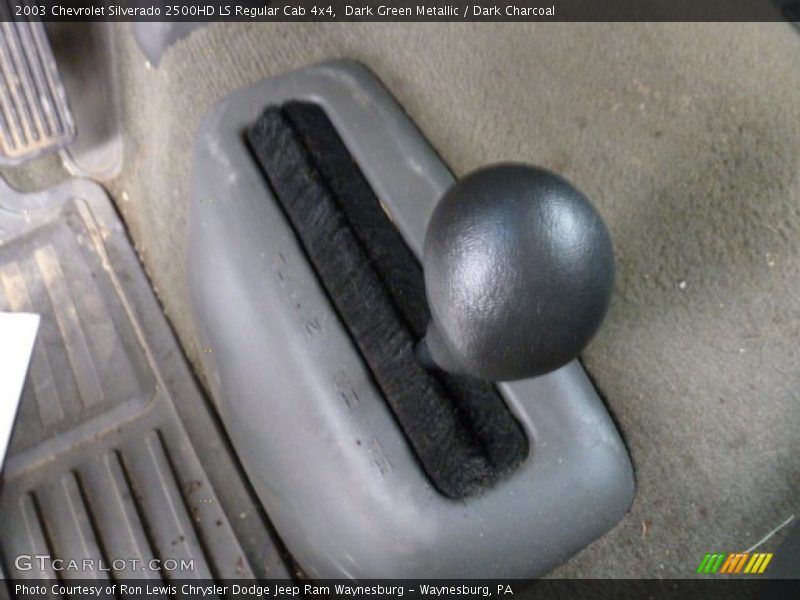 Dark Green Metallic / Dark Charcoal 2003 Chevrolet Silverado 2500HD LS Regular Cab 4x4