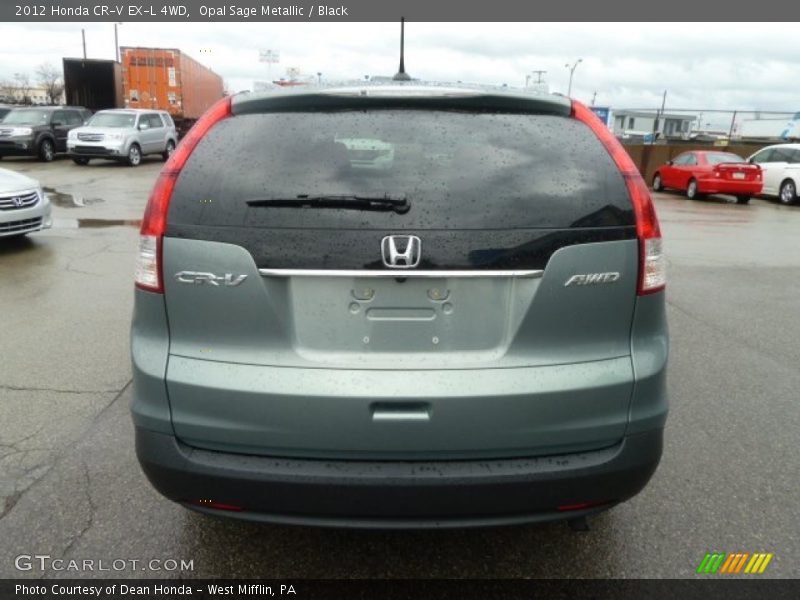 Opal Sage Metallic / Black 2012 Honda CR-V EX-L 4WD