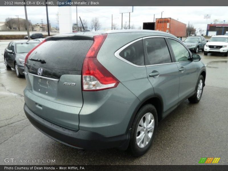 Opal Sage Metallic / Black 2012 Honda CR-V EX-L 4WD