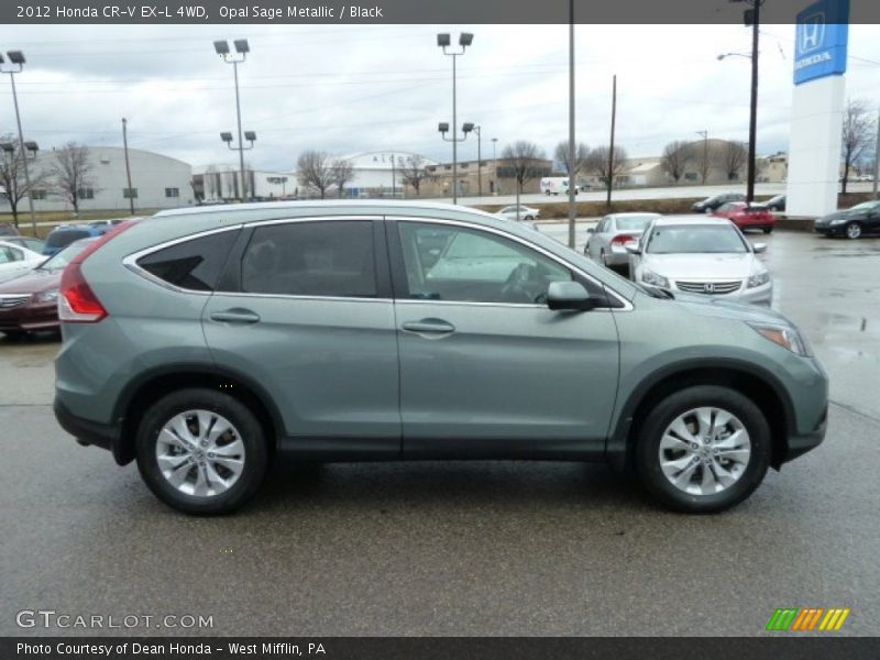 Opal Sage Metallic / Black 2012 Honda CR-V EX-L 4WD