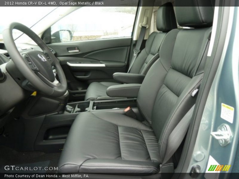 Opal Sage Metallic / Black 2012 Honda CR-V EX-L 4WD