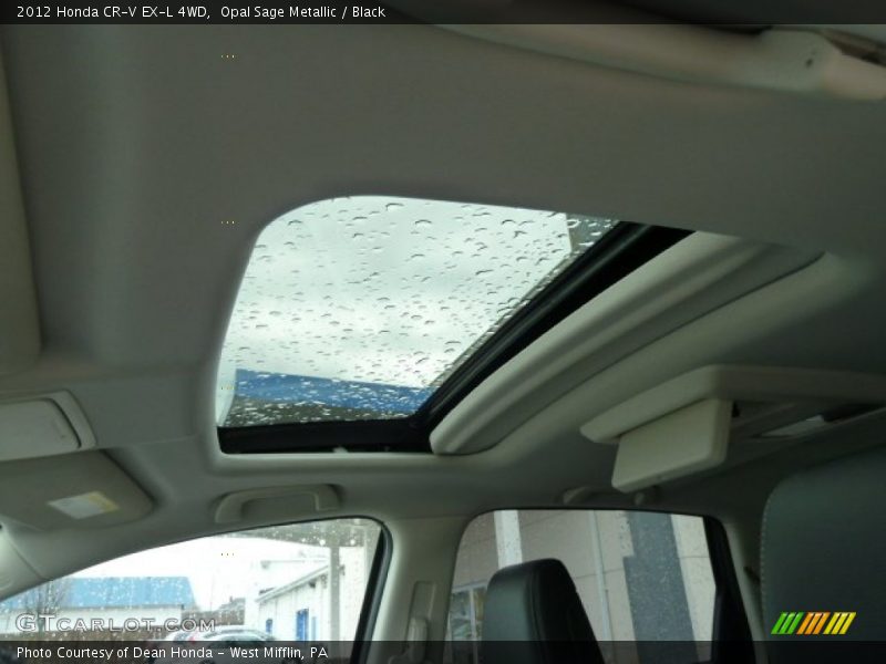 Opal Sage Metallic / Black 2012 Honda CR-V EX-L 4WD