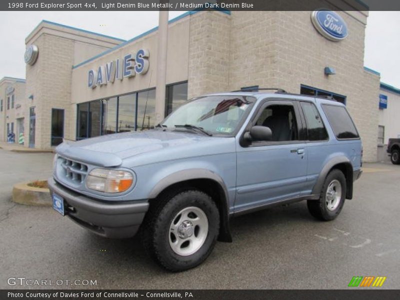 Light Denim Blue Metallic / Medium Dark Denim Blue 1998 Ford Explorer Sport 4x4