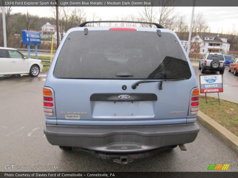 Light Denim Blue Metallic / Medium Dark Denim Blue 1998 Ford Explorer Sport 4x4