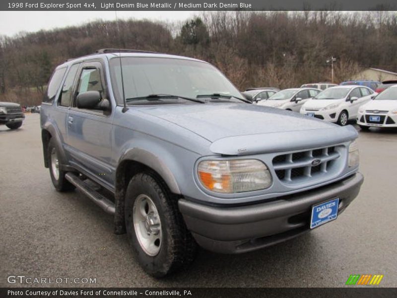 Light Denim Blue Metallic / Medium Dark Denim Blue 1998 Ford Explorer Sport 4x4