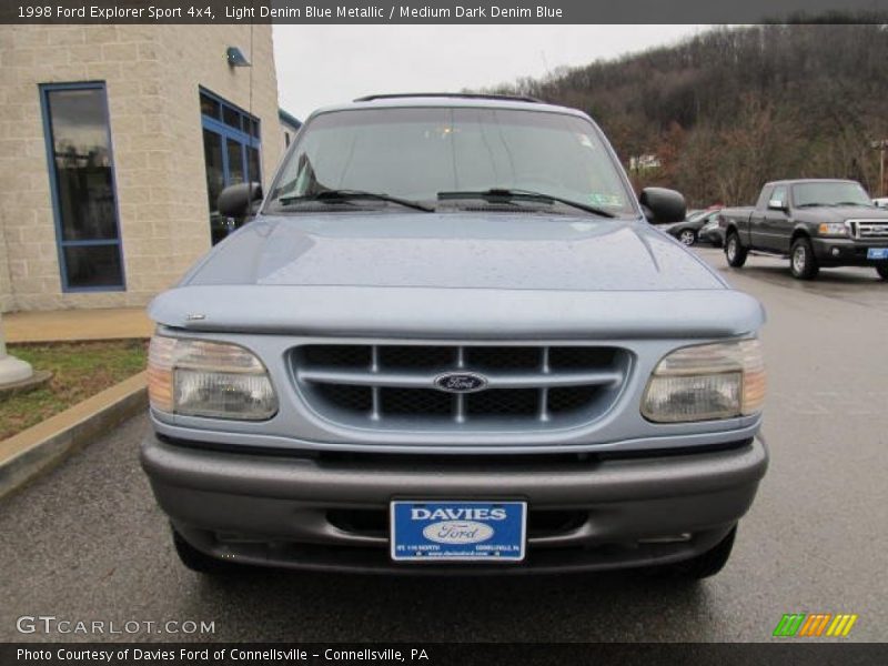 Light Denim Blue Metallic / Medium Dark Denim Blue 1998 Ford Explorer Sport 4x4