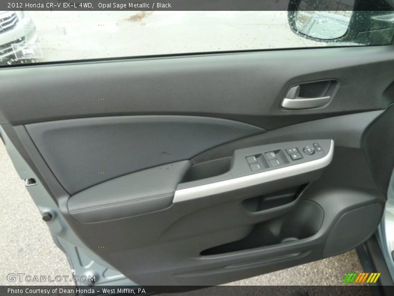 Opal Sage Metallic / Black 2012 Honda CR-V EX-L 4WD