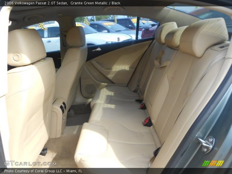 Granite Green Metallic / Black 2006 Volkswagen Passat 2.0T Sedan