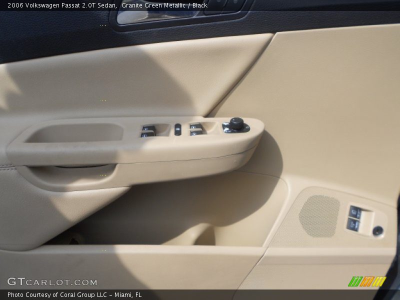 Granite Green Metallic / Black 2006 Volkswagen Passat 2.0T Sedan
