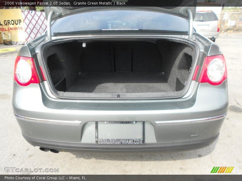 Granite Green Metallic / Black 2006 Volkswagen Passat 2.0T Sedan